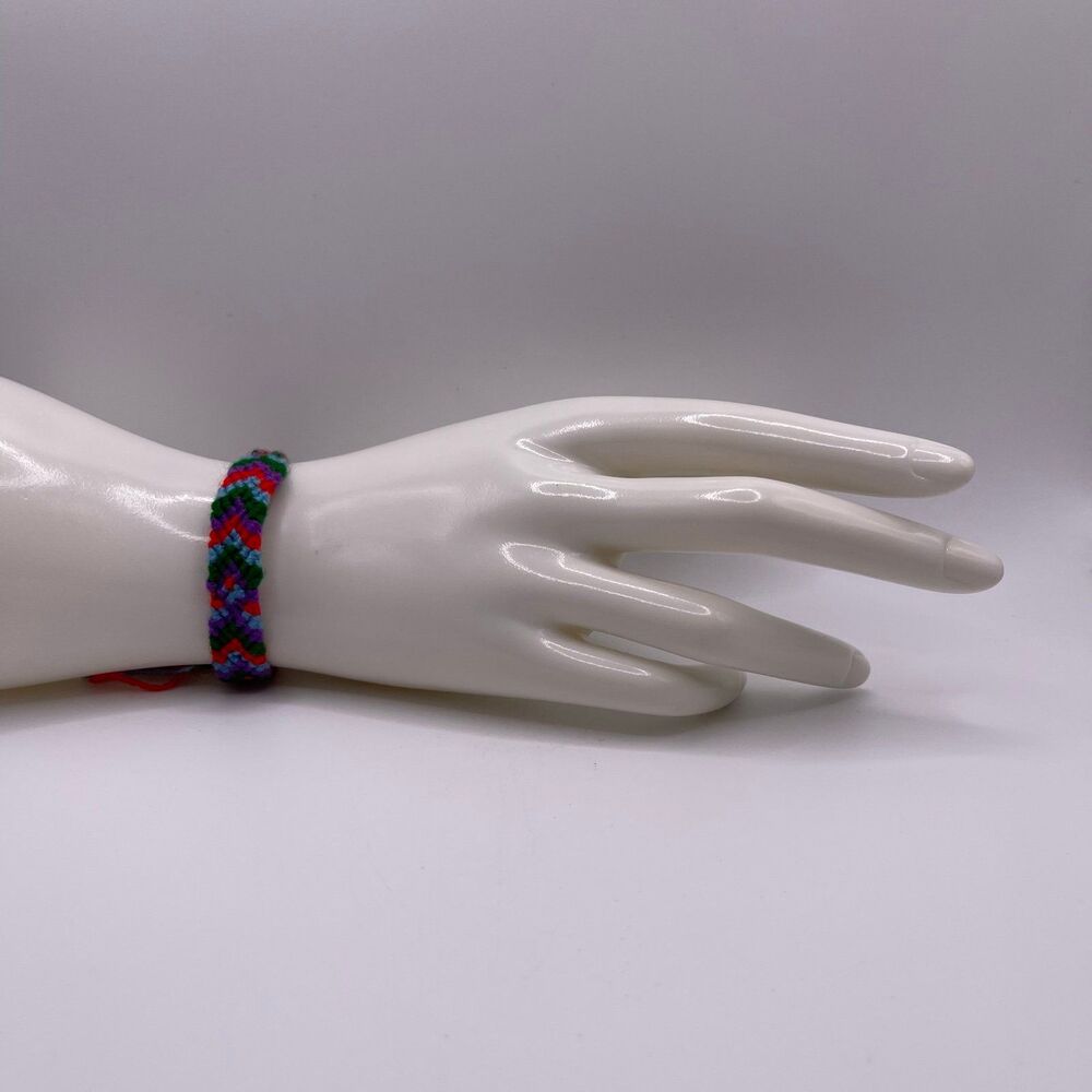 Boutique Handmade Women's Red Multi-Row String Bracelet